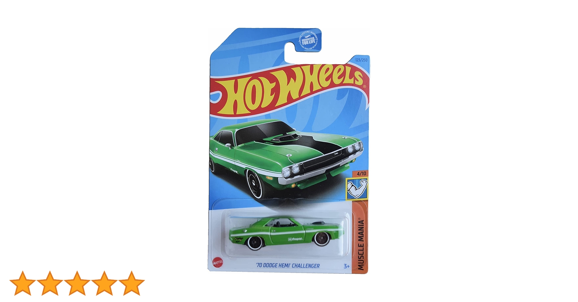 Amazon | Hot Wheels '70 Dodge Hemi Challenger, Muscle Mania 4/10
